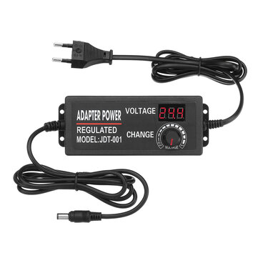 Excellway® 9-24V 3A 72W AC/DC Adapter Switching Power Supply Regulated Power Adapter Display EU