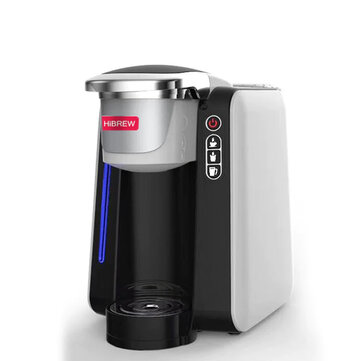 [US Direct] HiBREW 505 Automatic Capsule Coffee Machine 1420W 1.4L One Touch Control Panel with Illumination Auto-off Hot Drink Machine