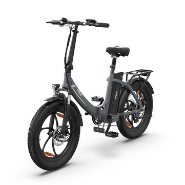 [EU DIRECT] ONESPORT OT16 Electric Bike 48V 15Ah Battery 250W Motor 20*3.0inch Fat Tires 100-130KM Max Mileage 120KG Max Load Folding Electric Bicycle