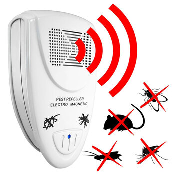 Loskii LP-04 Ultrasonic Pest Repeller Electronic Pest Control Repel Mouse Bugs Mosquitoes Roaches Killer