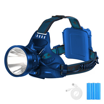 P70 Lamp Holder Big Beam Headlamp Work Lamp Rechargeable with USB Charging Cable