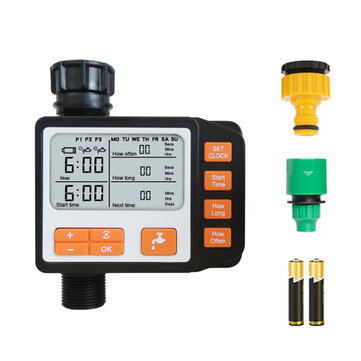 Automatic Sprinkler Timer Digital Garden Lawn Hose Faucet Irrigation System Controller With Led Screen