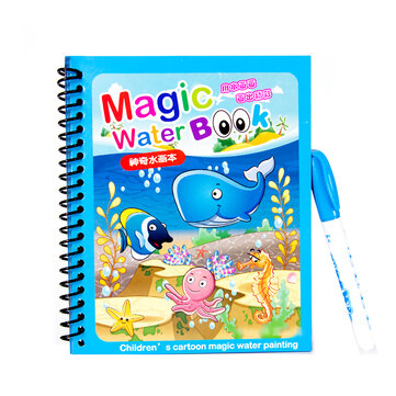 1 Set Magic Water Coloring Book Doodle Water Color Pen Painting Drawing  Board To Sale - Banggood USA Mobile