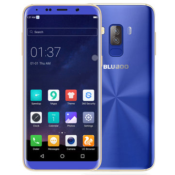 Bluboo S8 Lite 5.7'' Dual Rear Cameras Android 7.0 1GB RAM 16GB ROM MTK6580A Quad-Core 4G Smartphone