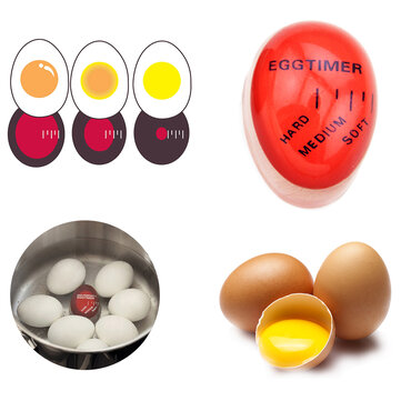 EG_ MINI COLOR CHANGING RESIN PERFECT BOILED EGGS TIMER COOKING KITCHEN SUPPLIES