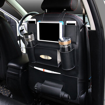 Car Seat Back Organizer Multi-Pocket Storage Bag/Insulated Drink Holder #WL 
