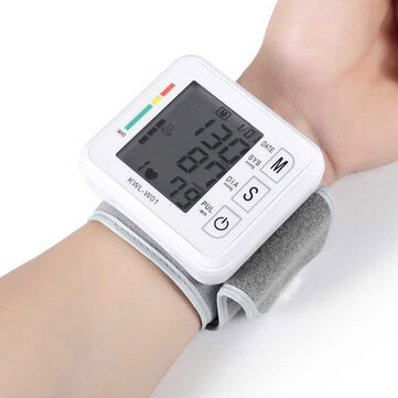 Boxym Wrist Blood Pressure Monitor Automatic LCD Blood Pressure Measurement Electronic Sphygmomanometer Tonometer Health Household Heart Rate Equipment - #1