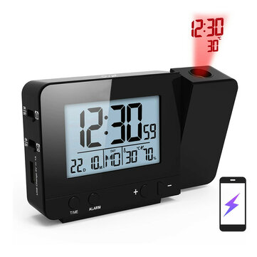 Projection Alarm Clock For Bedroom With, Ceiling Display Alarm Clock