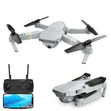 Eachine E58 PRO WIFI FPV With 120° FOV 1080P HD Camera Adjustment Angle High Hold Mode Foldable RC Drone Quadcopter RTF