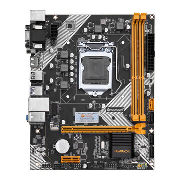 HUANANZHI B75 Desktop Motherboard M-ATX LGA1155 for Core i3 i5 i7 CPU Support 2*8G DDR3 Memory Black