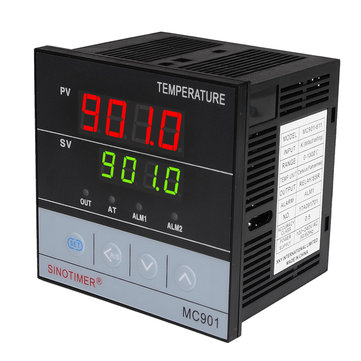 PID Temperature Controller MC901 K Type PT100 Accurate Temperature Control F or C Digital Thermostat Universal Input Relay SSR Output 