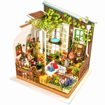 $29.65 for Robotime DG108 DIY Doll House Miniature With Furniture Wooden Dollhouse Toy Decor Craft Gift