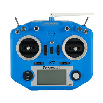FrSky ACCST Taranis Q X7 2.4GHz 16CH Mode 2 Transmitter Blue Orange for RC FPV Racing Drone
