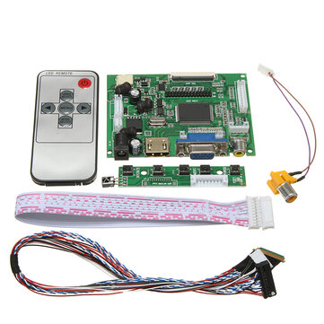 LCD Controller Board DIY Assembly Kit For 1366x768 15.6 Inch 