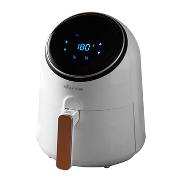 Bear QZG－A13R1 Air Fryer 3.2L Large Capacity 1300W Electric Hot Air Fryers Oven Oilless Cooker LED Digital Touchscreen with 8 Presets 360° Cycle Heating Nonstick Basket from Xiaomi Ecological Chain