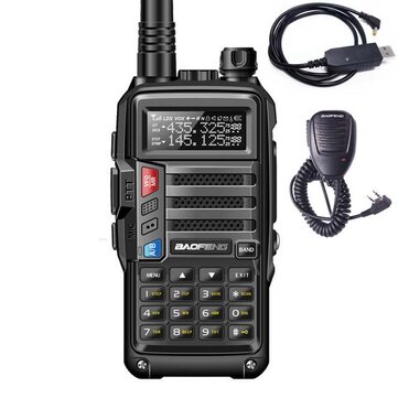 Baofeng BF X9 8W 7800mAh Powerful Walkie Talkie CB Radio Transceiver 220 260Mhz Portable Radio 10km Long Range for City Hunting Forest