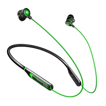 PLEXTONE G2 Neckband bluetooth Earphone Virtual 7.1 Stereo 3D Game Sound 65MS Low Latency Earbuds 110mAh Luminous Metal In ear Sports Gaming Headset with Mic