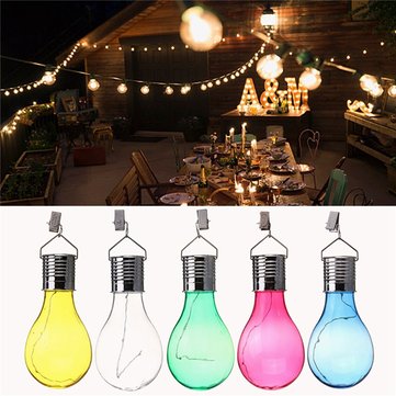 3X Waterproof Solar Rotatable Outdoor Garden Camping Hanging LED Light Lamp Bulb 