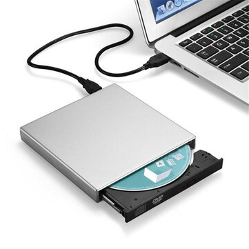 USB 2.0 External CD Burner CD or DVD Player Optical Drive for PC Laptop Windows