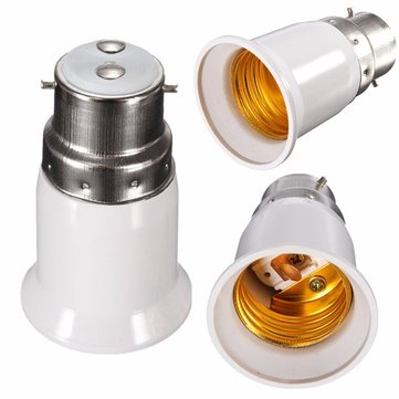 E27 to B22 Led Lamp Bulb Base Conversion Holder Converter Socket Adapter light 