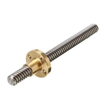 Size : 800mm with Nut WEJUANR T-Type Stepper Motor Trapezoidal Lead Screw Dia 8mm with Copper Nut Lead 2mm Lead Screw Kit for 3D Printer 