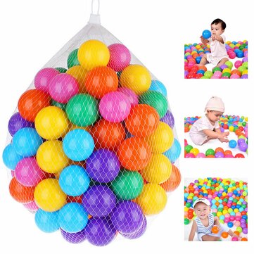 10X Colorful Soft Plastic Ocean Balls 55mm Safty Secure Baby Kids Pit Toys nBJ