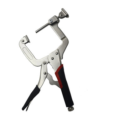300mm Ultra Thick Dual Purpose Oblique Hole Clamp Pliers C Type Clamp For Woodworking Pocket Hole Welding And More Woodworking Tools