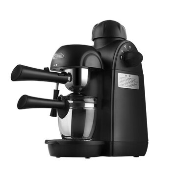 C pot 5 Bar Pressure Personal Espresso Coffee Machine Maker Steam Espresso System with Milk Frother