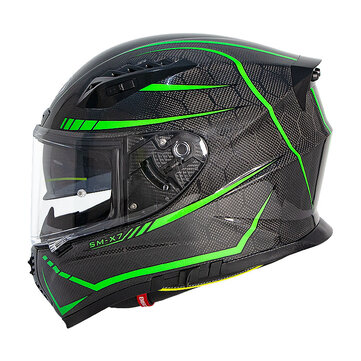Extra 10% OFF SOMAN 24K Carbon Fiber Fluorescent Helmet