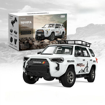 HG HG4-52 TRASPED 1/18 2.4G 4WD RC Car for TOYOTA 4RUNNER Rock Crawler LED Light Simulated Sound Off-Road Climbing Truck RTR Full Proportional Models Toys