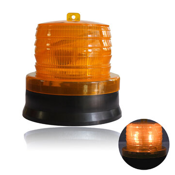 Details about   Solar Power LED Strobe Lamp Emergency Flashing Warning Beacon Red Light D#