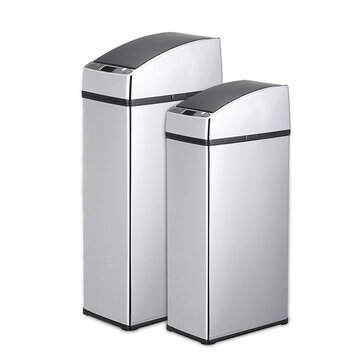 3L/4L Sensor Automatic Trash Can Dustbin Touchless Stainless Steel Waste Bins for Kitchen Office