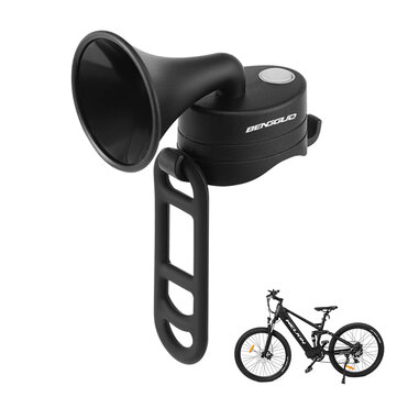 BENGGUO Horn 120dB High Sound Bicycle Bell Horn 5 Light Modes 200mAh Battery Waterproof Electric Horn for Cycling