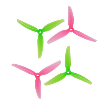 2 Pairs / 10 Pairs HQProp Ethix S3 Watermelon 5031 5x3.1 5 Inch 3-Blade Propeller Poly Carbonate for RC Drone FPV Racing