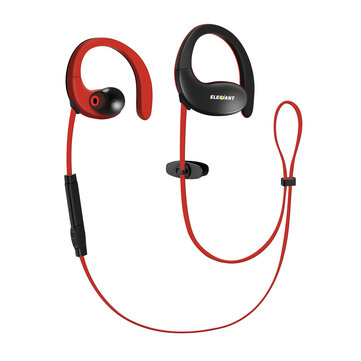 ELEGIANT H10 bluetooth 4.1 Earbuds Neckband Headsets Apt Stereo CVC 6.0 Noise Cancelling IPX5 Waterproof 17H Playtime Sports Wireless Earphones with Mic