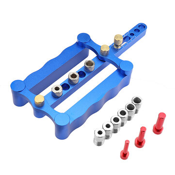 Aluminum Alloy Self Centering Doweling Jig Hole Drilling Guide Locator Tool Set