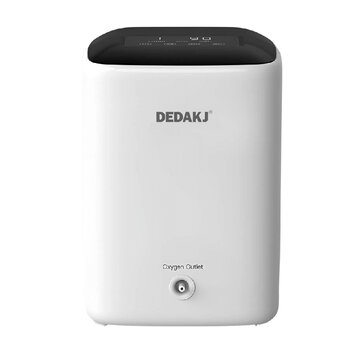 [EU Direct] DEDAKJ Portable Oxygen Concentrator Continuous Flow 7L PM Oxygen Making Machine Mini Lightweight Car Use Oxygen Generator for Home