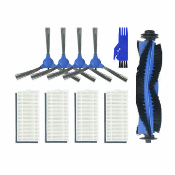 12PCS Replacement Parts for Eufy 11S RoboVac 30 Vacuum Cleaner 4+Side Brushes 4+HEPA Filters 1+Roller Brush 1+Cleaning Tool