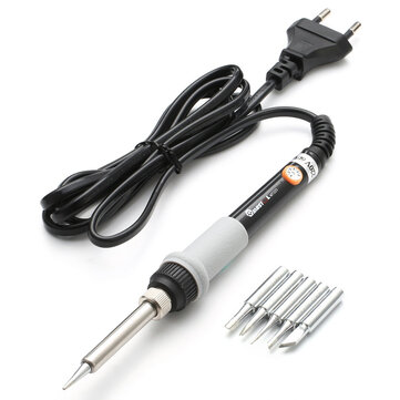 Mustool® MT223 60W Adjustable Temperature Electric Solder Iron with 5pcs Solder Tips