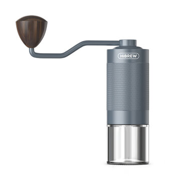 HiBREW G4 Manual Coffee Grinder Portable High Quality Hand Grinder Mill Aluminium With Visual Bean Storage