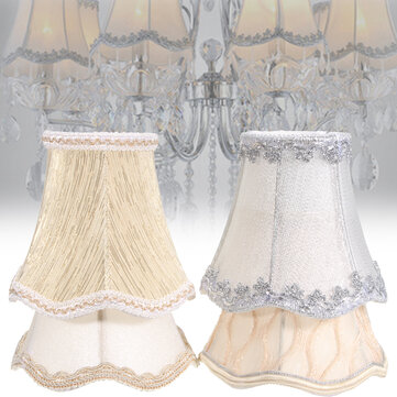 Vintage Small Lace Lamp Shades Textured, Lamp Shade Covers