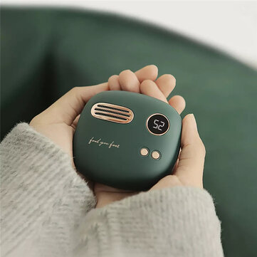 2 in 1 Hand Warmer Mini Mobile Power Bank USB Rechargeable 5000mAh Long Battery Life Electric Warming Treasure COD