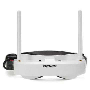 Eachine EV100 720*540 5.8G 72CH FPV Goggles With Dual Antennas Fan 18650 Battery Case For RC Drone