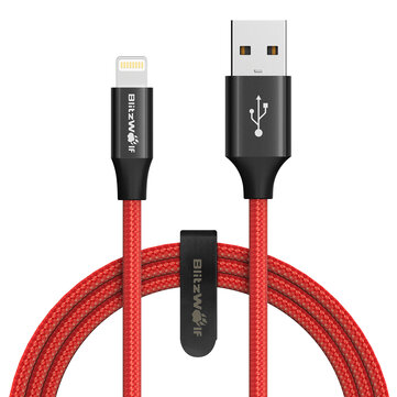 $6.59 for BlitzWolf� AmpCore Turbo BW-MF9 2.4A Braided Lightning Cable