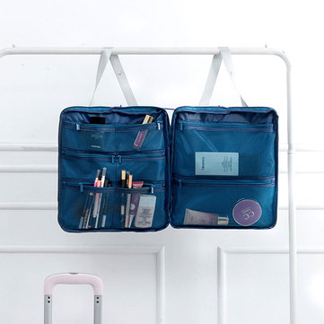 Honana HN-TB41 Portable Travel Cosmetics Storage Bag Waterproof Toiletry Passporrt Organizer