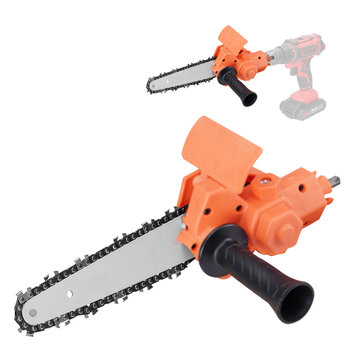 6 Inch Portable Electric Chainsaw Conversion Head Kits Electric Drill to Electric Chain Saw Adapter Portable Pruning Saw