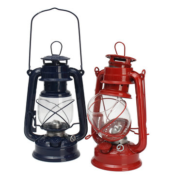Outdoor Portable Oil Lamp Lantern Kerosene Paraffin Hurricane Lighting Lamps