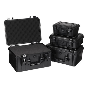 Details about  / Plastic Tool Dry Box Waterproof Shockproof Sealed ABS Storage Case Outdoor New