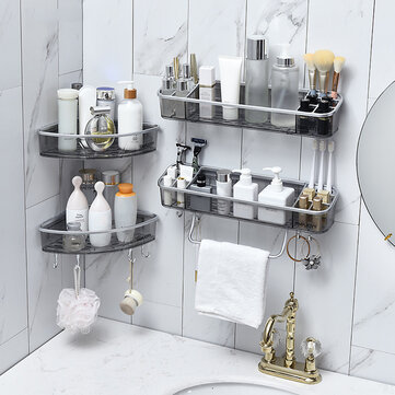 10/" Shower Shelf Corner Triangular Bathroom Bath Storage Rack Holder  ❤