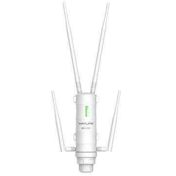 Wavlink AERIAL HD4 AC1200 Dual Band High Power Outdoor Wireless AP/ Range Extender Router with PoE and High Gain Antennas